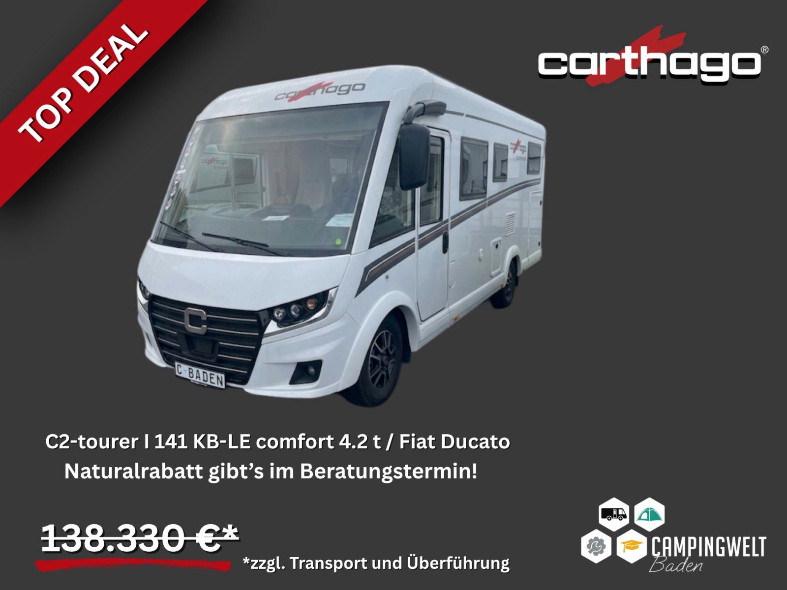 C2-tourer I 141 KB-LE comfort 4.2 t /Fiat Ducato